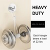 Miliocry 6 Packs Bathroom Towel Hooks, Adhesive Hooks Heavy Duty