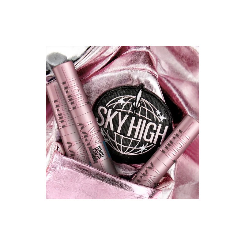 Máscara De Pestañas Lavable Maybelline Sky High Cosmic Black Color