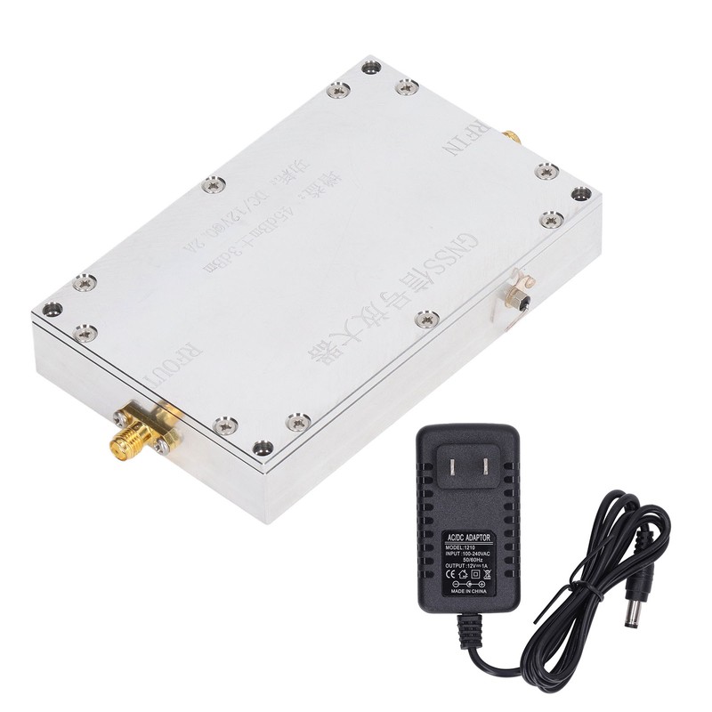 GNSS Signal Amplifier High Gain 45dbm Navigation RF Signal Booster