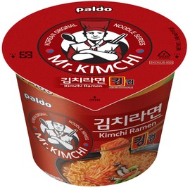 Paldo Mr Kimchi King Cup Noodle Instant Ramen 3.88oz (Pack of 16)