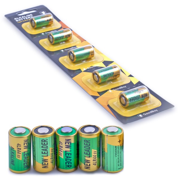 GoodBoy Bark Collar Batteries 5-Pack 6V Alkaline Battery 4LR44 (Also Known as PX28A, A544, K28A, V34PX)