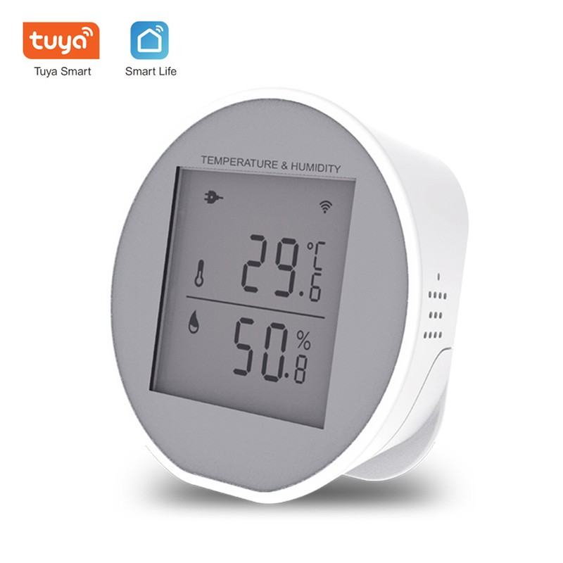 Smart WiFi Temperature Humidity Monitor Wireless Temperature Humidity Sensor TUYA