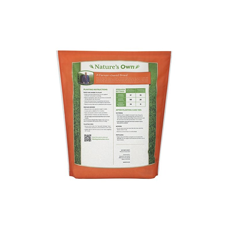 Mountain View Seeds Natures Own Triple Duty Mix Grass Seed,