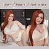 DotVol Women's Full Coverage Minimizer Bra Comfort Wirefree Non Padded