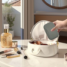 Travel Soap Holder Bar Soap Dish Shower Soap Saver Case Container Box for Bathroom Camping Gym Vonpri (Gray Without Bag)