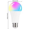Bombilla LED, 10W E27 Bombilla LED RGB Regulable, para Sala