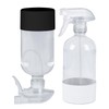 TERESRY 2 Pack 360° Glass Spray Bottles with Silicone Sleeve,