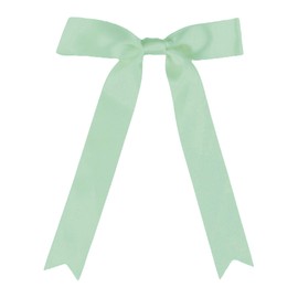 Satin Ribbon Bows with Twist Tie, 6 x 10 Inch, 30 Pack, Gift Wrapping and Party Decorations (Sage Green)
