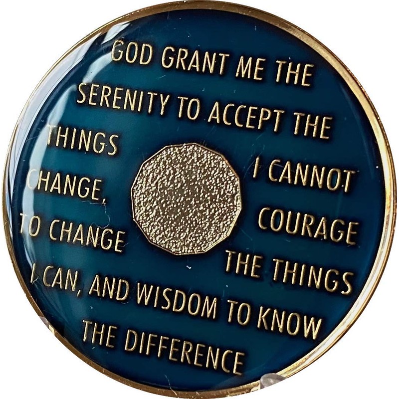 Ranger Industries 29 Year AA Medallion Metallic Midnight Blue Sobriety