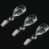Swpeet 10Pcs Water-Drop Tablecloth Weights with 10Pcs Metal Clip Kit,