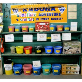 "Two Gallon Size" Diamond & Gemstone Adventure Buckets