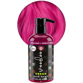 MOEHAIR Voodoo Magenta(Highest Love) Color de Cabello Semi Permanente 8Oz | Tinte Vegano y Libre de Crueldad | Sin Amoníaco, Sulfato y Parabenos | Color de Cabello Temporal Intermezclable Vivido y Bri
