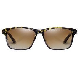 Feisedy B1162 Men's Polarized Sunglasses, UV400, UV Protection, TAC Polarized Lens, TR90, Fashion Glasses, Unisex, multicolor