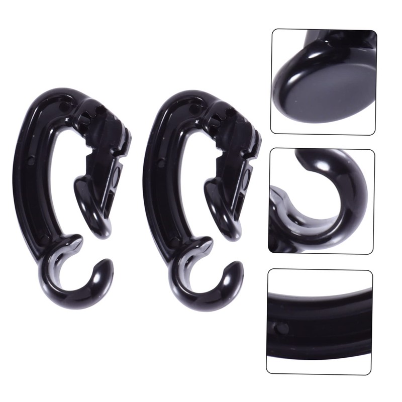 TEHAUX 2pcs Slip Earbud Clips for Lost Earphone Holders Secure
