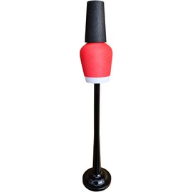 Tenna Tops Red Nail Polish Bottle Car Decor with Magnetic Car, Truck, and SUV Roof Antenna Topper Stand (Car Magnet Buddy)