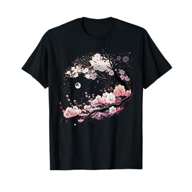 Japanese Sakura Garden Geisha Mount Fuji Cherry Blossom T-Shirt