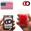 100 Poliuretano CO2/HPA tanque o-anillos (90 durómetro) [rojo]