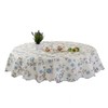 XUNQUCOM 150CM Round Hotel Tablecloth Pure Color Restaurant Tablecloth Polyester