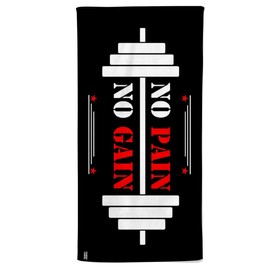 Power Towel the Cool Fitness & Sports Towel with a Message Various Motivational Quotes | Size 50 cm x 100 cm | POWERTOWEL Micro-fibre Cotton | Customable, 50 cm x 100 cm