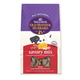 Old Mother Hubbard Old Mother Hubbard Wellness Savory Mix Dog Biscuits, Natural, Training Treats, Mini Size, (20 Ounce Bag)