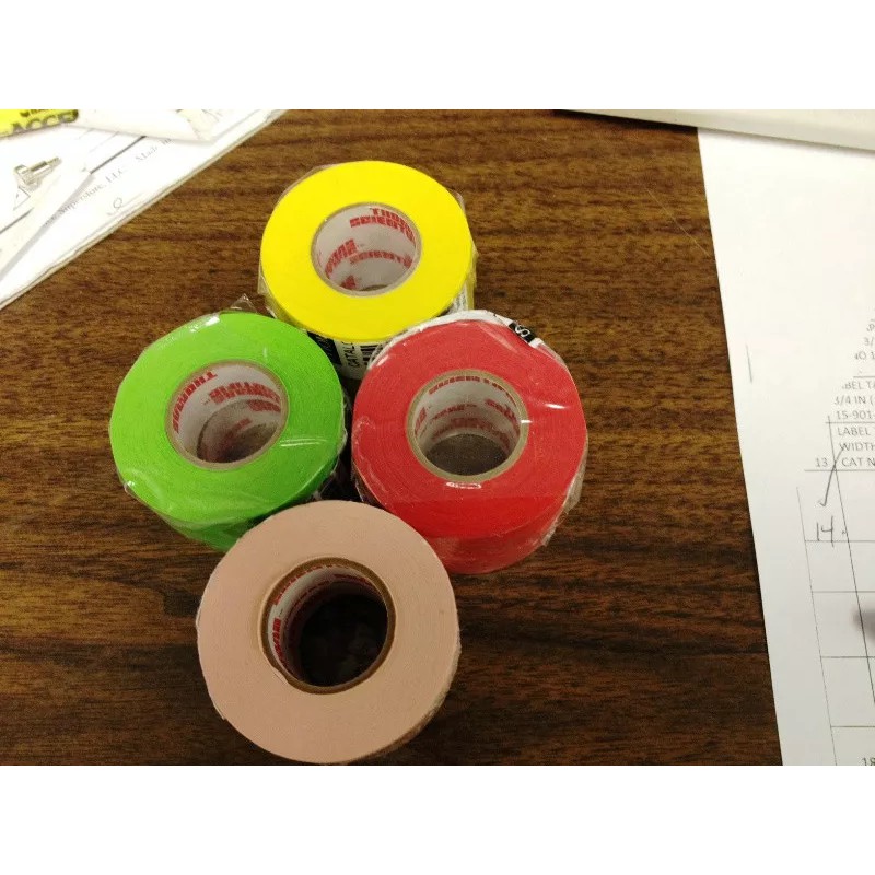 THOMAS VINYL LABELING TAPES 3/4 x 14 Yd NEW