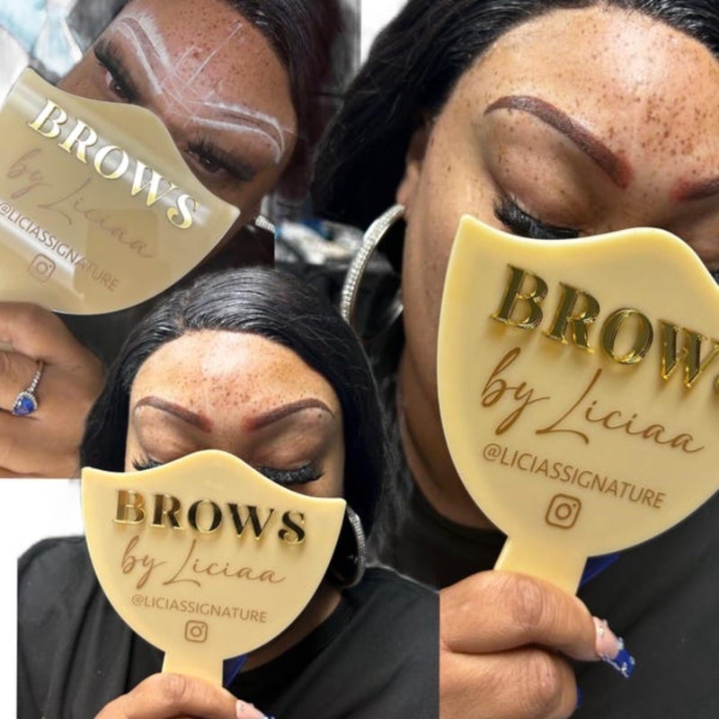 XFYSDIY XFYSDIY Custom Mirror Prop, Custom Beauty Technician Social Media