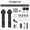 Arti-Life Sliding Barn Door Hardware Kit 6.6 FT Heavy Duty-Smoothly