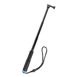 Mantona 50 cm Large Telescopic Bar for GoPro - Black/Blue