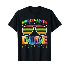 Kindergarten Dude Sunglasses Student Boys Back To School T-Shirt