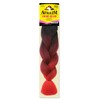 Afreezm Color Braiding Hair 3 PACK (3T1B/BG/RED)