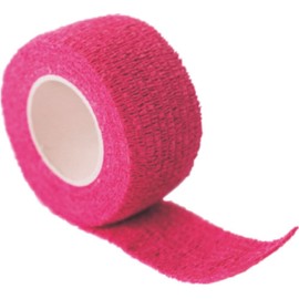 Fingerflex Pink, 2,5 cm x 4,5 m gedehnt, selbsthaftende Pflaster Bandage / Fingerverband