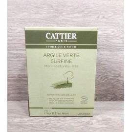 Cattier 1kg Extra Fine Green Powder Clay Facial Mask Bath Natural Skin Care Gift
