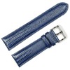 deBeer Leather Watch Strap - Teju Lizard Grain - Navy