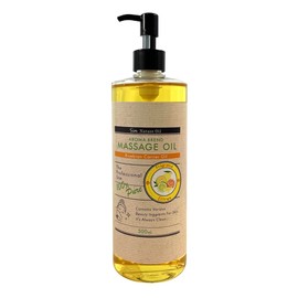 Citrus Blend Aroma Oil, 16.9 fl oz (500 ml) (Base Oil: Rice Bran Oil), Massage Oil, Carrier Oil, Body Oil
