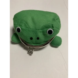 Unbranded Naruto Inspired Gama-Chan Frog Toad Coin Purse 4”x4” Cosplay Gift Wallet