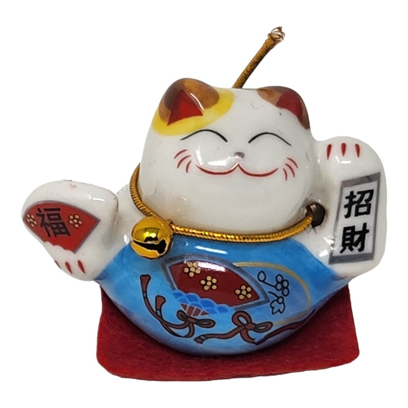 Starlet24 Set of 5 Chinese Lucky Cats Ceramic Decorative Lucky