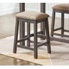 Liveasy Furniture Backless Counter Stool Set of 2, Counter Height