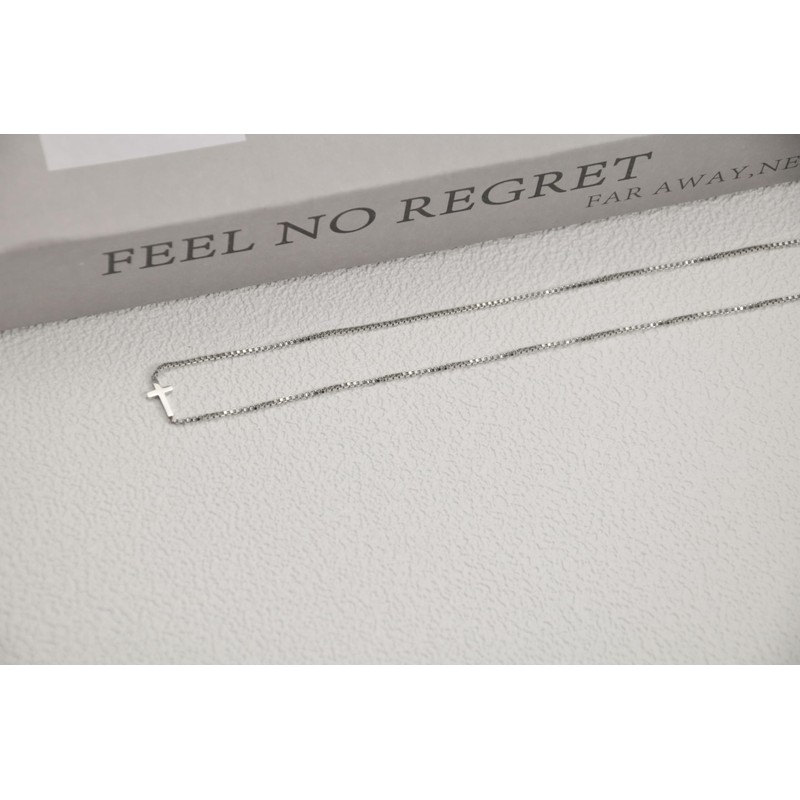 BaronCara Sterling Silver Plated Cross Necklaces for Women and Men