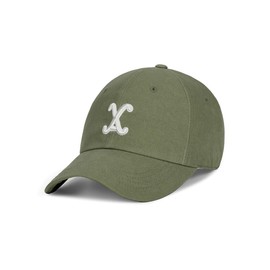 VARZAR VA Curved 3D Logo Ball Cap, 5 Colors, Unisex, Korean Brand, Korean Fashion Hat, UV Protection, Deep, Small Face Effect, SNS Topic, Celebrity Wear, Khaki, 56 to 60 cm