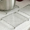 Metal Trivets for Pots and Pans,Stainless Steel Square/Round Trivet for