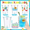 VDESFUEBY 50 Summer Pool Party Cups, 12 oz Hello Summer