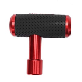 EBTOOLS Gear Knob T Handle Manual Transmission Joystick Car Gear Shift Knob Car Gear Knob T-shaped Universal Manual/Automatic Gear Switch Knob (Red)