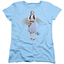 A&E Designs Ladies The Wizard of Oz Shoes to Die for Shirt, Light Blue, 2XL