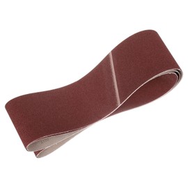 HARFINGTON 6 x 89 Inch Sanding Belts, 4 Pcs 100 Grits Aluminum Oxide Abrasive Belt Sander File Belt for Woodworking, Metal Polishing, Knife Sharpener