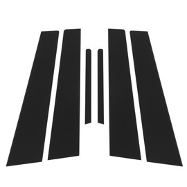 HEROFFIX 6 Pcs Door Pillar Window Trim for Kia Forte 2014-2018 for Kia Forte Cerato 14-18 Front Rear Left Right Anti Scratch Sticker Pillar Posts Cover Black