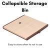 Internet's Best Canvas Storage Bin - 2 Pack - Brown