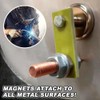 GYSRXS Magnetic Welding Support Strong Magnetism Fix Grounding Clamp Support