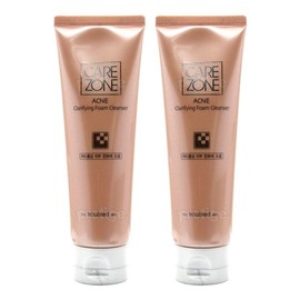 Carezone Acne Clarifying Foam Cleanser 130+130ml Double / 케어존 아크네 클래리파잉 폼클렌저 130+130ml 더블
