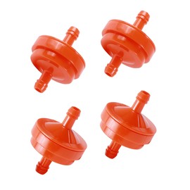 UNLRAE Lawn Mower Fuel Filter,Car Accessories 1/4" Inline Fuel Filter, Automotive Replacement,Suitable for Lawn Mowers,Small Tractors,Garden Equipment,Snowmobiles,Replacement for OEM BS 298090S (4)