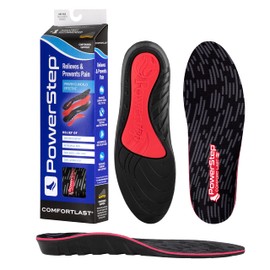 Powerstep ComfortLast Full Insole, Black, Men's 11-12.5